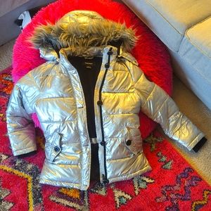Silver Diesel puffy coat